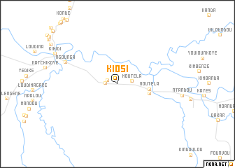 map of Kiosi