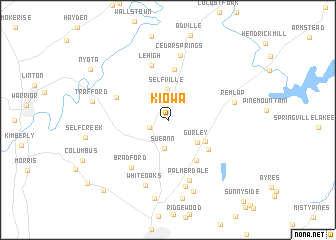 map of Kiowa