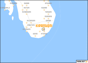 map of Kipandoni