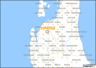 map of Kipange