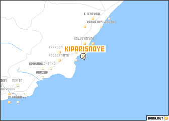 map of Kiparisnoye