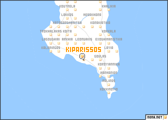 map of Kipárissos