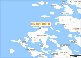 map of Kiparluoto