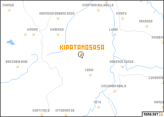 map of Kipata-Mosasa