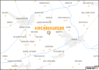 map of Kipchak-Kurgan