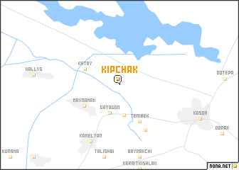 map of Kipchak