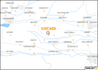 map of Kipchak