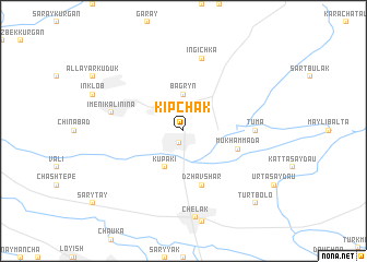 map of Kipchak