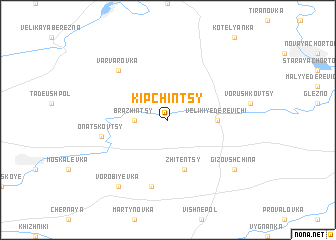 map of Kipchintsy