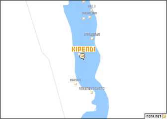 map of Kipendi