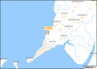 map of Kipé