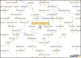 map of Kipfenberg