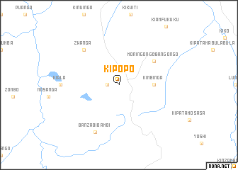 map of Kipopo