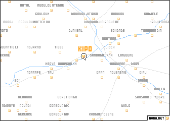 map of Kipo