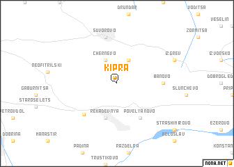 map of Kipra