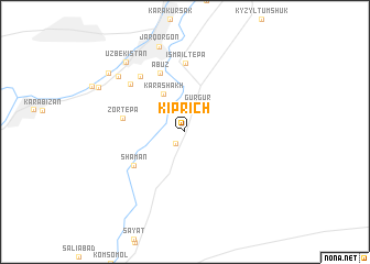 map of Kiprich