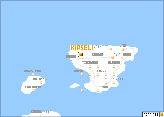 map of Kipséli