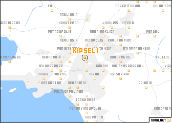 map of Kipséli