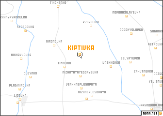 map of Kiptivka