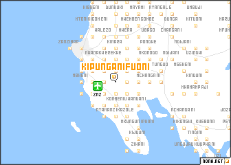 map of Kipungani Fuoni