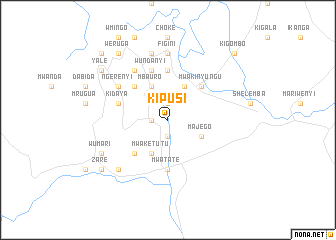 map of Kipusi
