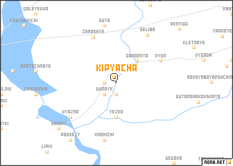 map of Kipyacha