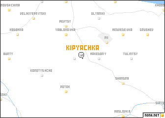 map of Kipyachka