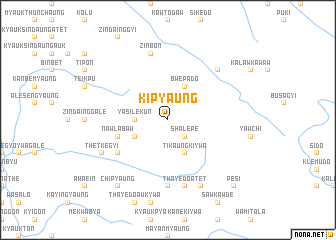 map of Kipyaung