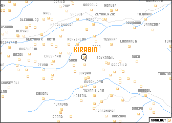 map of Kirabin