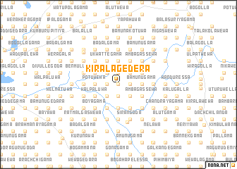 map of Kiralagedera