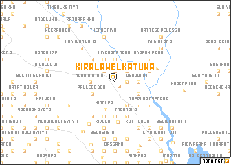 map of Kiralawelkatuwa