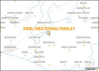 map of Királyhegyesi Külterület