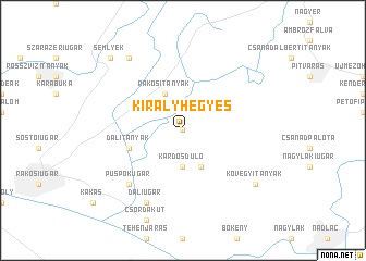 map of Királyhegyes