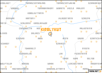 map of Királykút