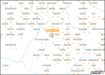 map of Kʼīranē
