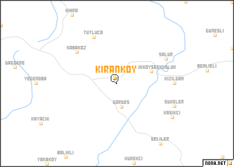 map of Kıranköy