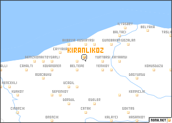 map of Kıranlıkoz