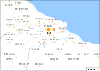 map of Kıran