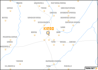 map of Kirao