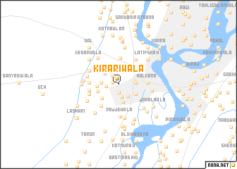 map of Kirāriwāla