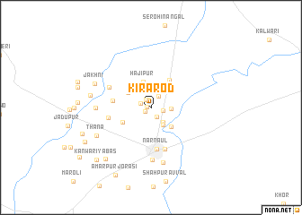 map of Kirārod