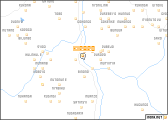 map of Kiraro