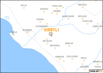 map of Kıratlı