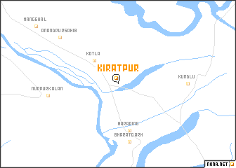 map of Kīratpur