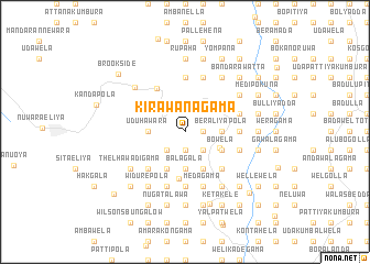 map of Kirawanagama