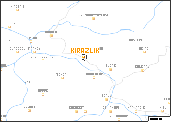 map of Kirazlık