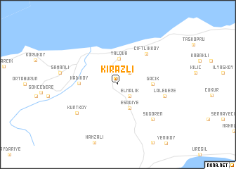 map of Kirazlı