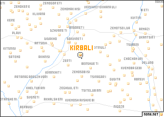 map of Kirbali