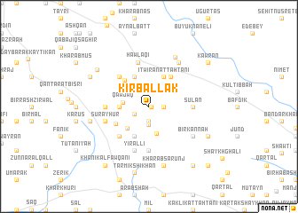 map of Kīr Ballak