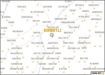 map of Kirbaţlī